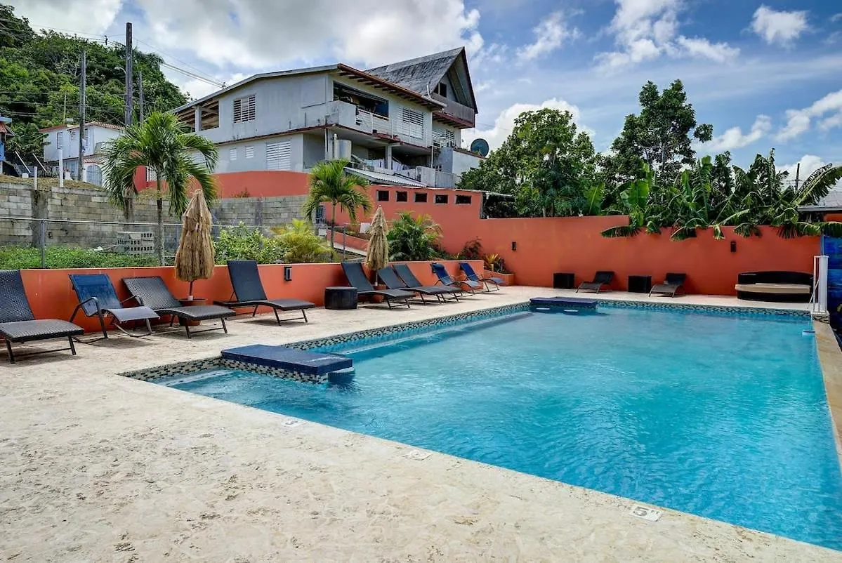 Ferienhaus Villa Del Enseuno- Pristine View And Infinity Pool Luquillo